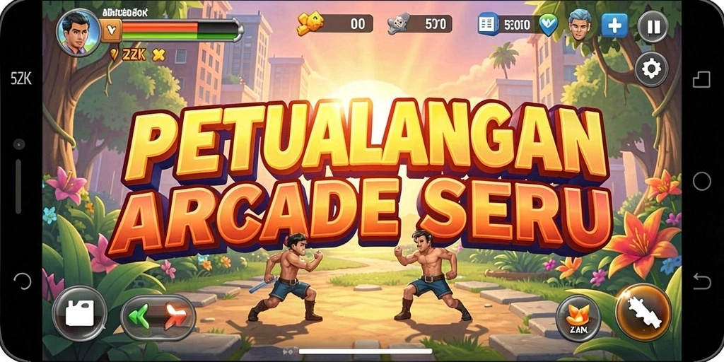 Tangkapan layar gameplay menarik dari 5ZK dengan aksi seru.