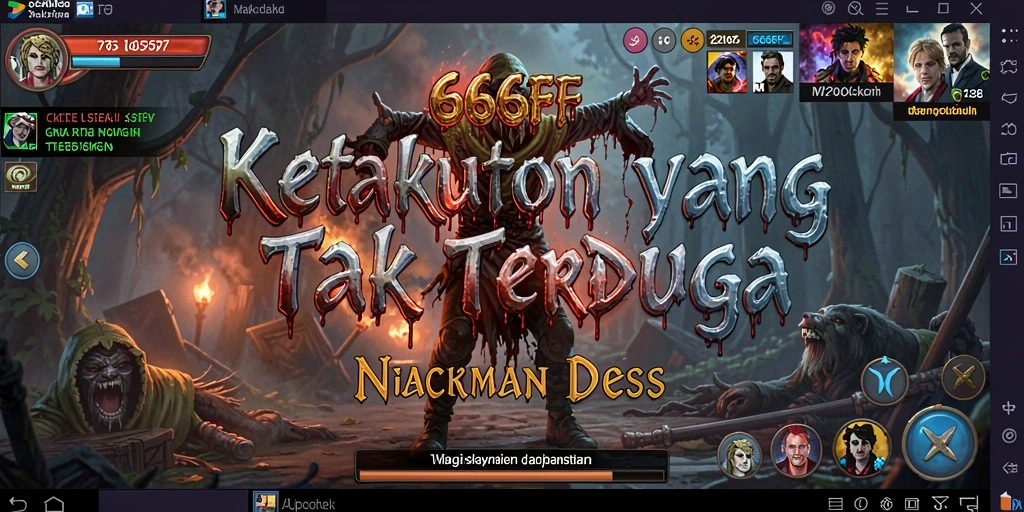 Tangkapan layar Gameplay menakutkan dari 666FF.