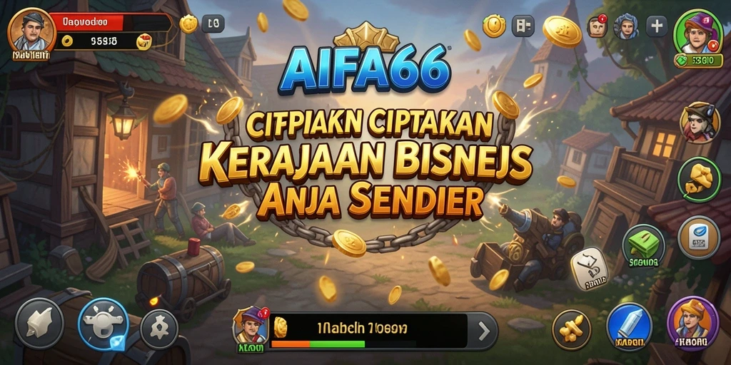 Gameplay AIFA66 yang menarik dalam mengelola bisnis.