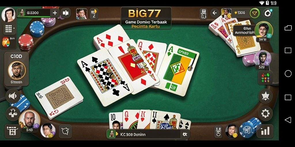 Screenshot gameplay Domino dengan tampilan menarik dan seru.