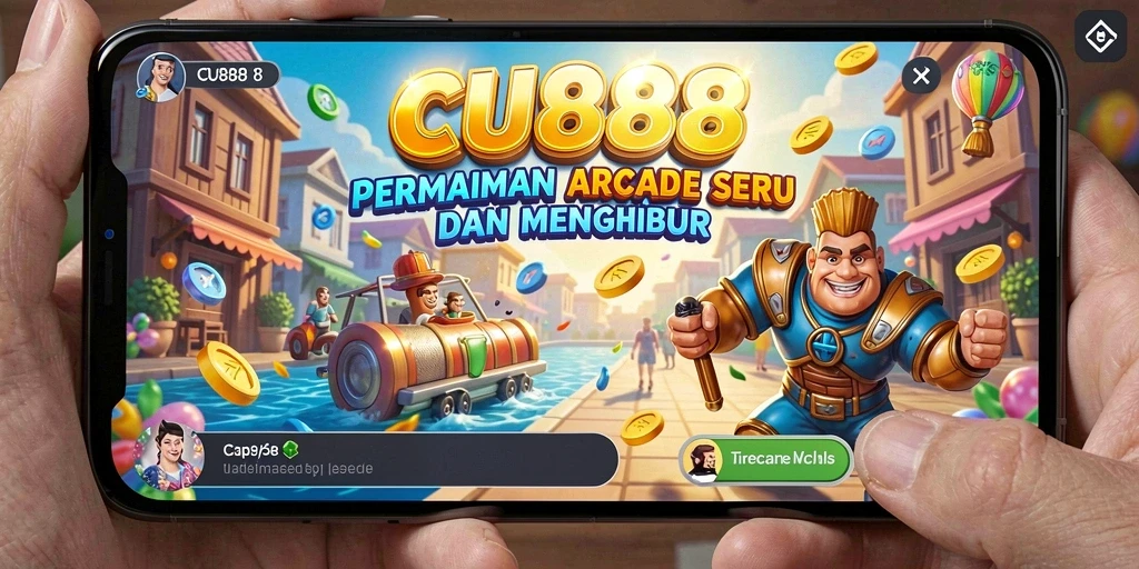 Tangkapan layar utama CU888 menunjukkan gameplay yang menarik dan mengasyikkan.