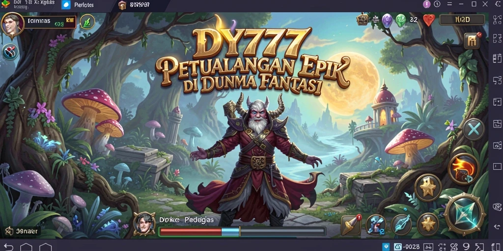 Tampilan screenshot gameplay <strong>DY777</strong> yang menakjubkan saat menjelajahi dunia petualangan.