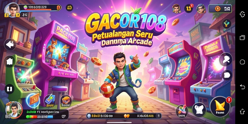 Tampilan gameplay GACOR108 yang penuh aksi dan seru.