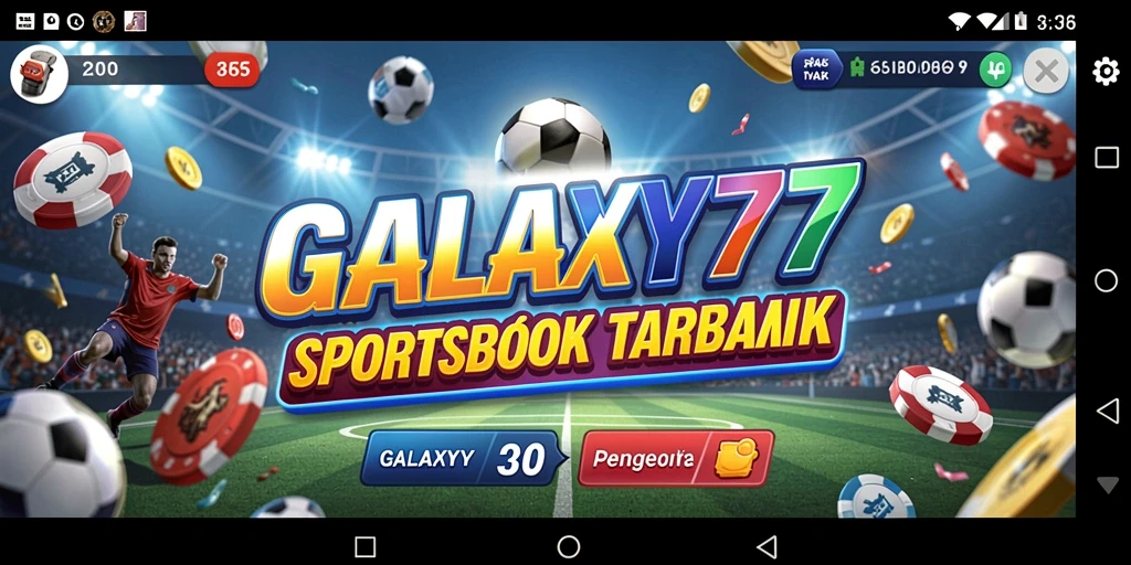Tampilan menarik dari gameplay <strong>GALAXY77</strong> yang menonjol dalam dunia Sportsbook.