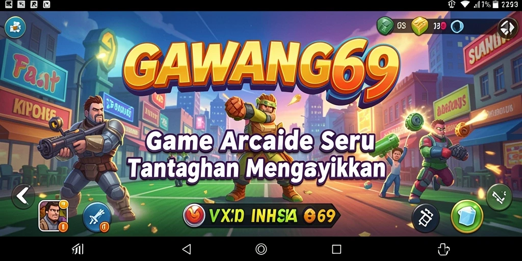Screenshot GAWANG69 menampilkan aksi seru dalam gameplay Arcade.