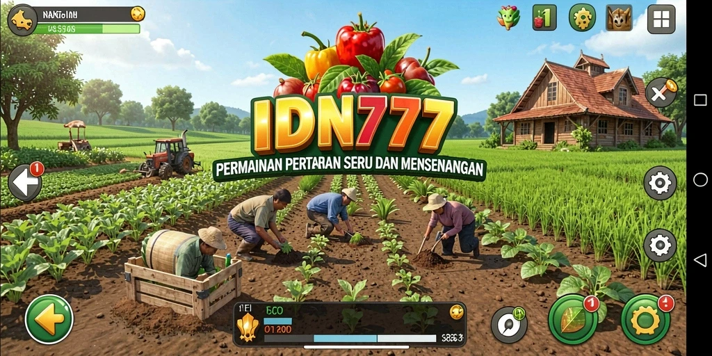 Tampilan gameplay IDN777 yang menakjubkan dan penuh warna.