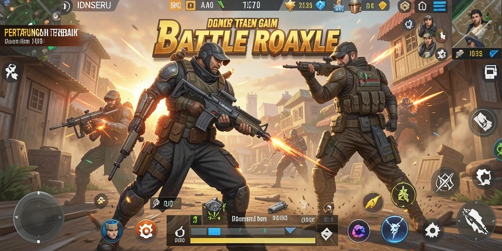 Screenshot gameplay yang menampilkan aksi seru dalam IDNSERU.