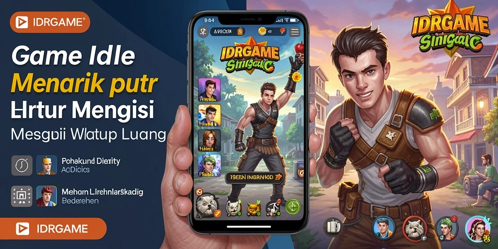 Tampilan gameplay IDRGAME yang menarik dan penuh warna.