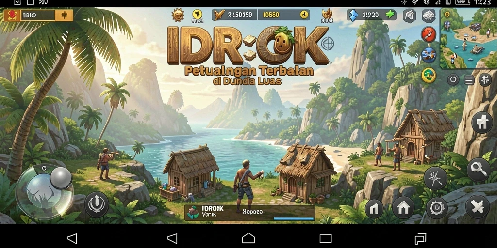 Screenshot IDROK menampilkan momen epik dalam dunia Open World.