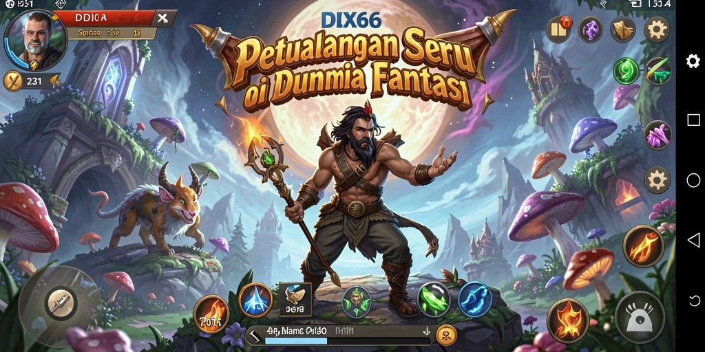 Tampilan gameplay seru dari petualangan IDX66 yang penuh tantangan.