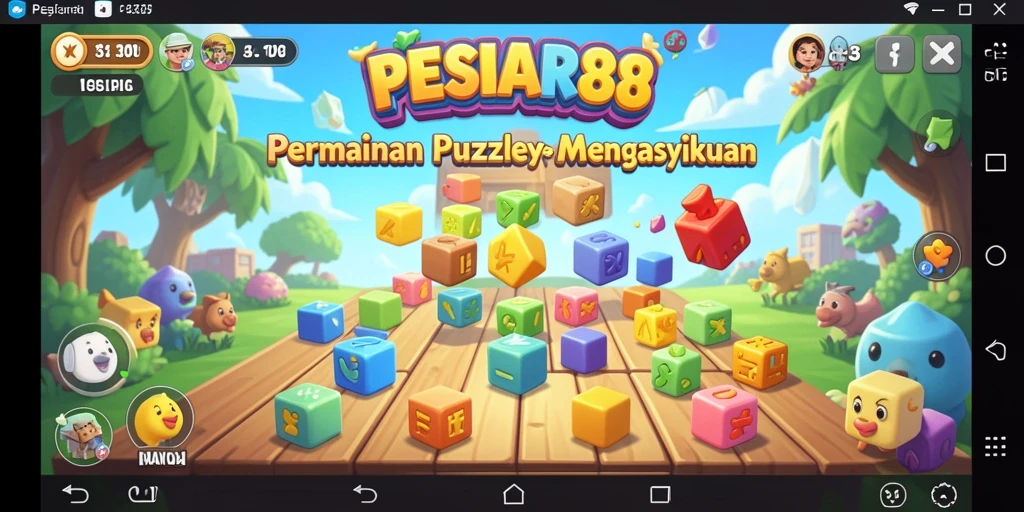 Tampilan gameplay PESIAR88 yang menarik dan penuh warna.