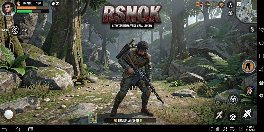 Tampilan gameplay RSNOK yang mencekam dan penuh ketegangan.