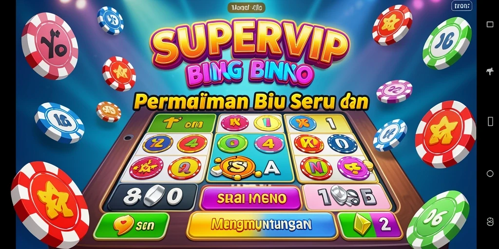 Tampilan gameplay Bingo yang memukau dan interaktif.