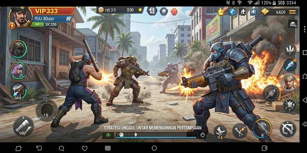 Tampilan menarik dari gameplay Strategy di VIP333.